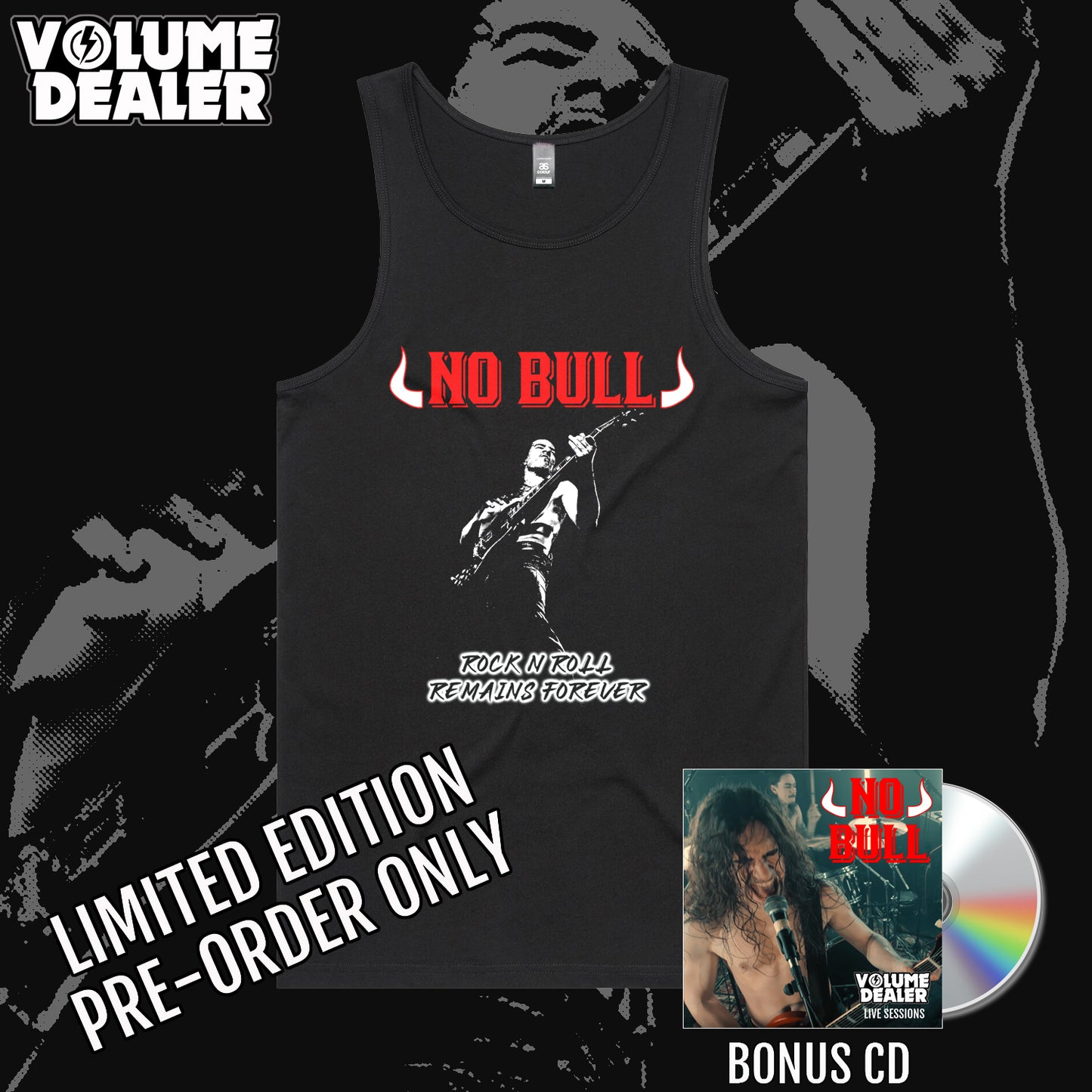 NO BULL MENS SINGLET - LIMITED EDTION PRE-ORDER ONLY