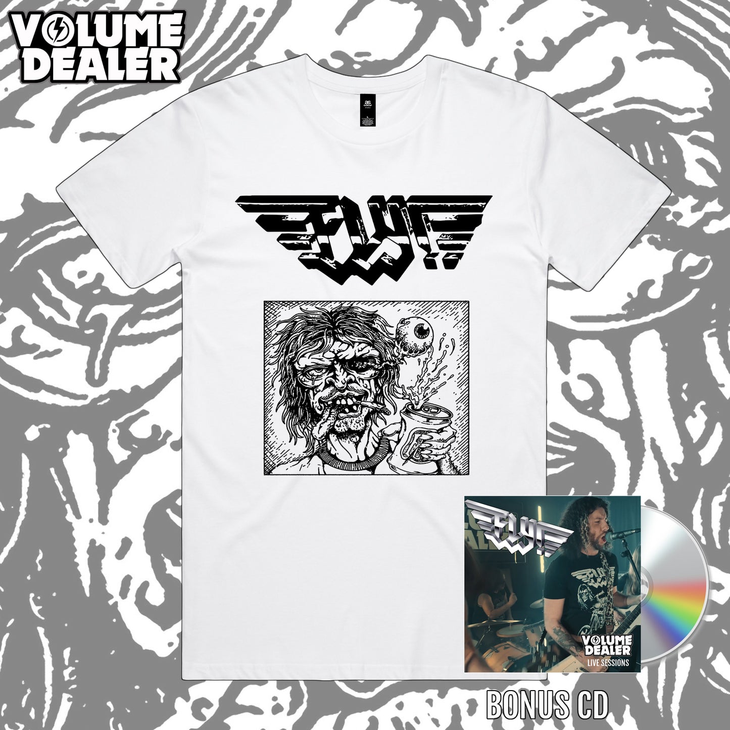 FLY! WHITE MENS T-SHIRT - PRE-ORDER