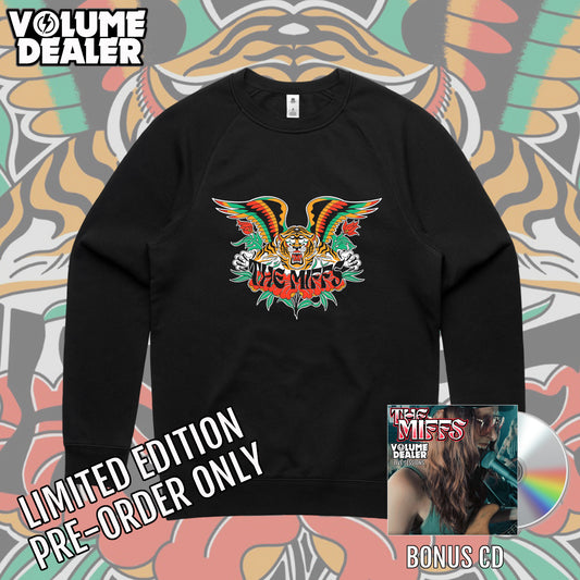 THE MIFFS BLACK CREW NECK JUMPER - LIMITED EDITION PRE-ORDER ONLY
