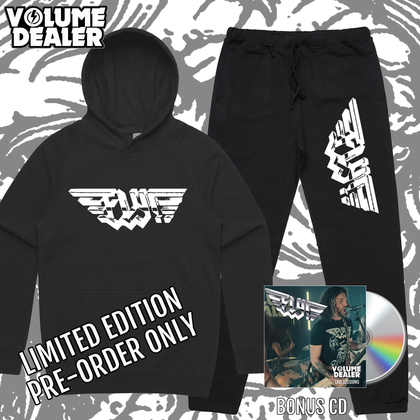 FLY! PULLOVER HOODIE AND TRACKIES BUNDLE - LIMITED EDITION PRE-ORDER ONLY