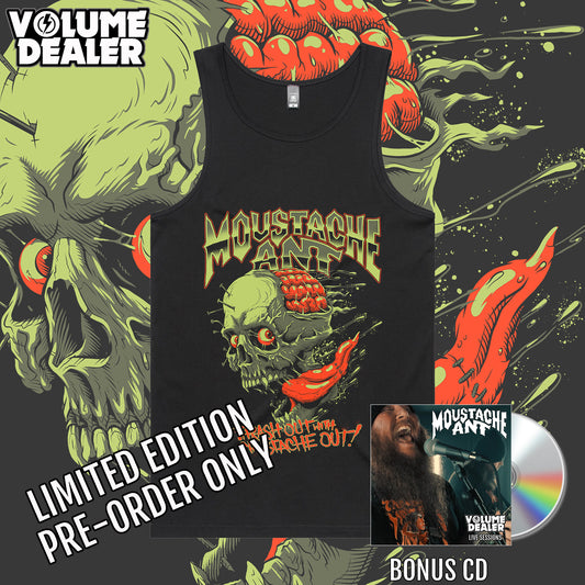 MOUSTACHE ANT MENS SINGLET - LIMITED EDTION PRE-ORDER ONLY