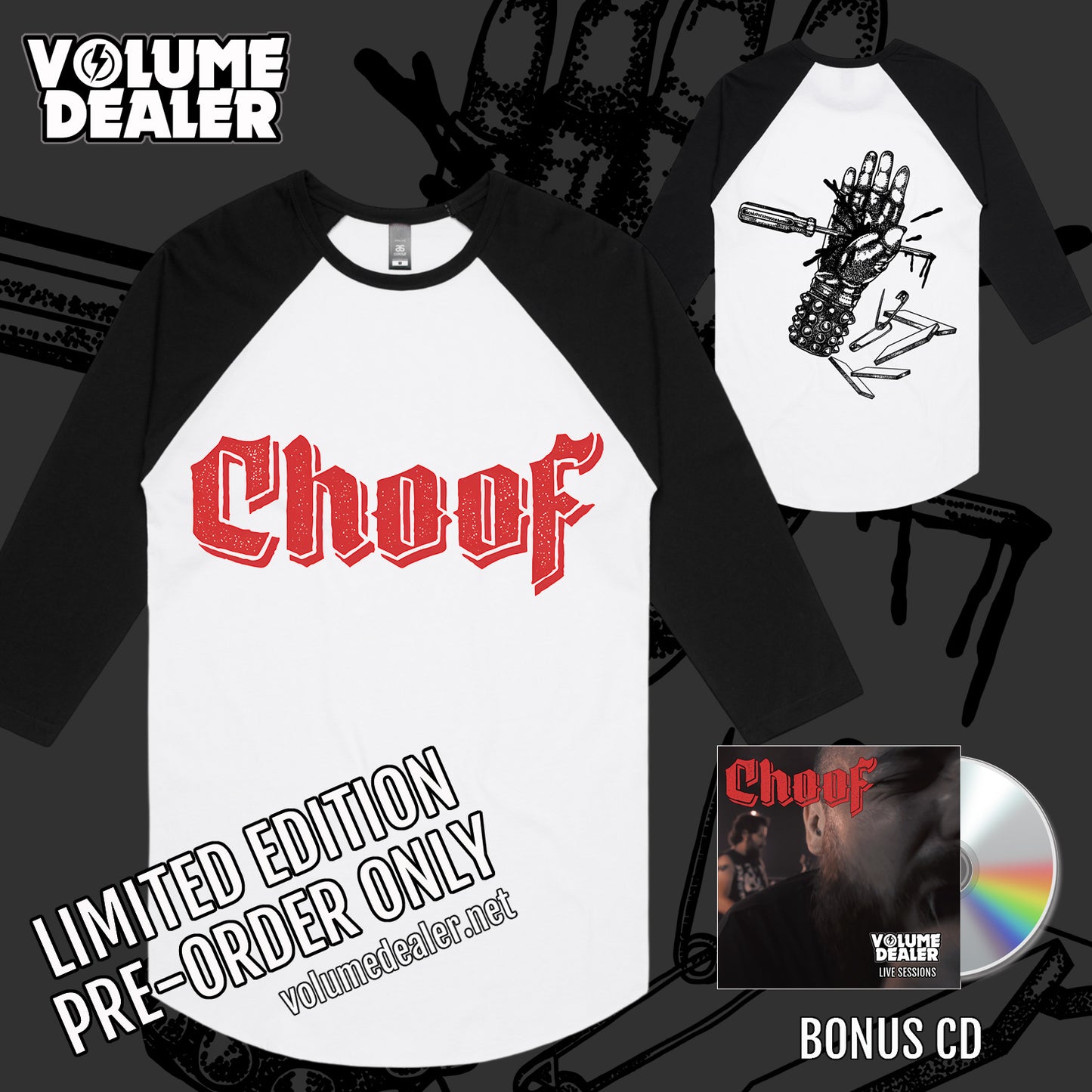 CHOOF BASEBALL TEE - LIMITED EDITION PRE-ORDER ONLY