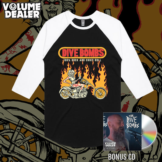 THE DIVE BOMBS BASEBALL TEE