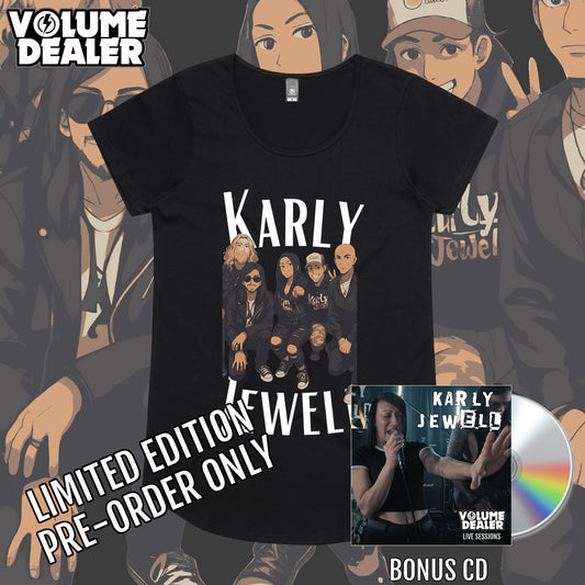 KARLY JEWELL GIRLS  SHORT SLEEVED T-SHIRT - LIMITED EDITION PRE-ORDER ONLY