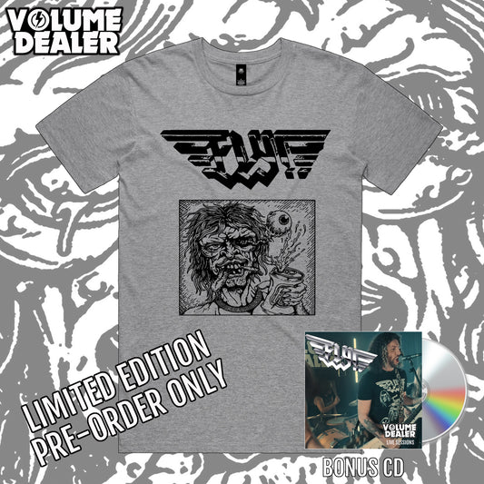 FLY! GREY MENS T-SHIRT - PRE-ORDER - LIMITED EDITION PRE-ORDER ONLY