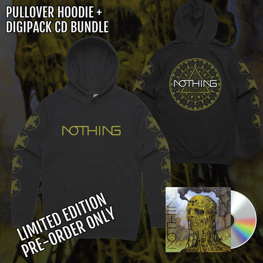 NOTHING BLACK PULLOVER HOODIE AND ALBUM BUNDLE - LIMITED EDITION PRE-ORDER ONLY