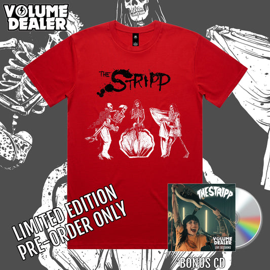 THE STRIPP - RED MENS T-SHIRT  - LIMITED EDITION PRE-ORDER ONLY
