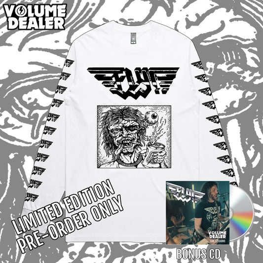 FLY! WHITE LONGSLEEVE TEE - LIMITED EDITION PRE-ORDER ONLY (Copy)
