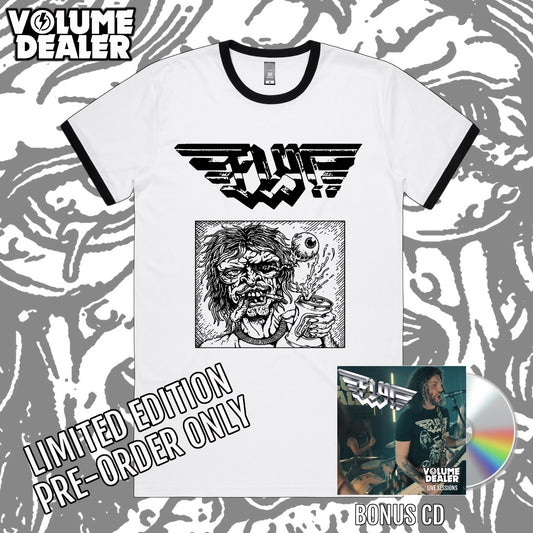 FLY WHITE/BLACK RINGER TEE - LIMITED EDITION PRE-ORDER ONLY