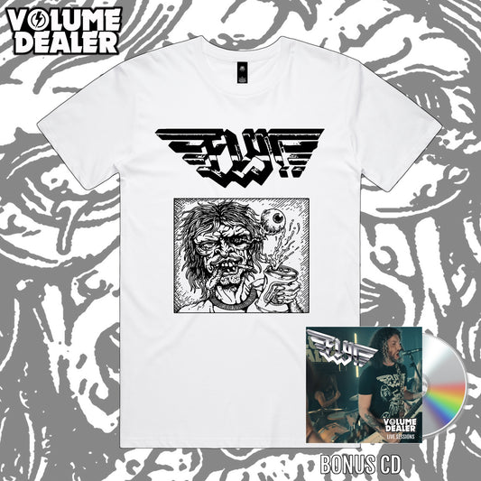 FLY! WHITE MENS T-SHIRT - PRE-ORDER