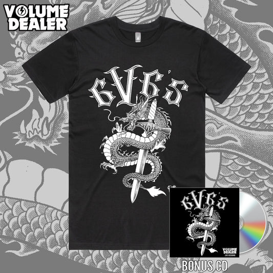 THE 6V6'S - BLACK MENS T-SHIRT - PRE-ORDER
